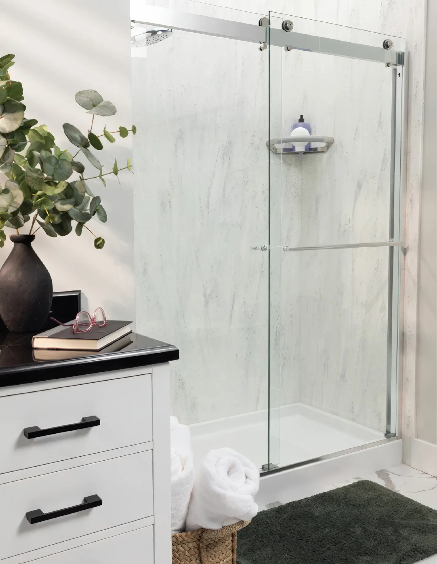 Vinyl shout to shower conversion example